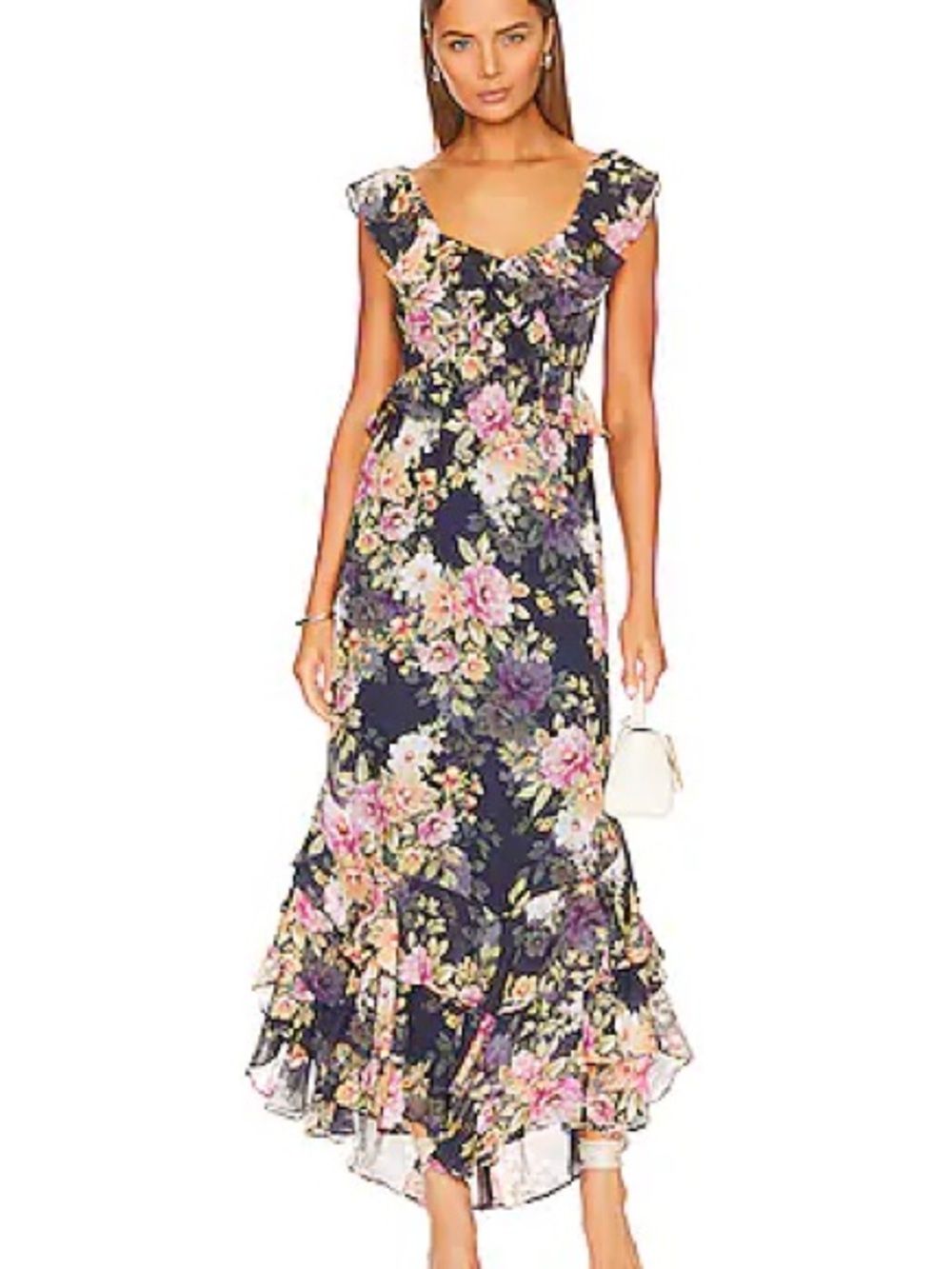 Yumi Kim Revolve- Floral Ruffle Dress